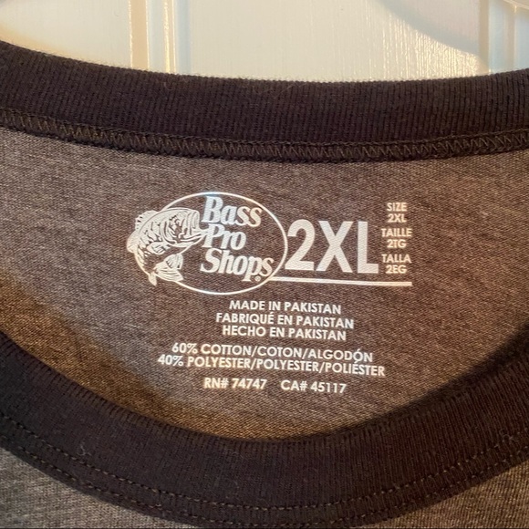 Bass Pro Shops Baseball Raglan L/S T-Shirt - Picture 5 of 5